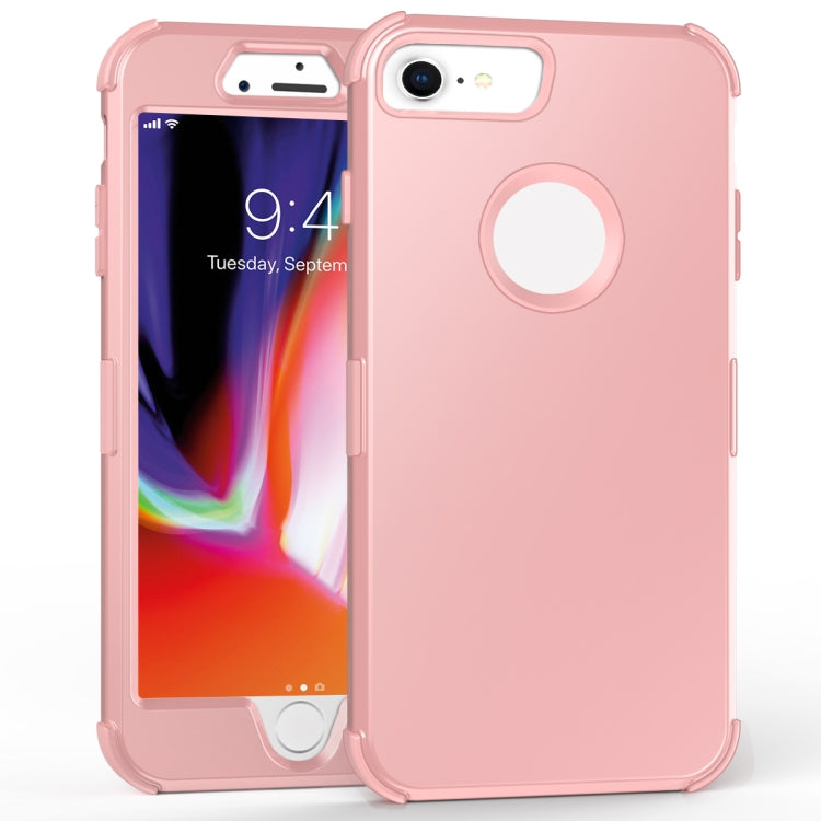 For iPhone 6 / 6s 3 in 1 All-inclusive Shockproof Airbag Silicone + PC Case