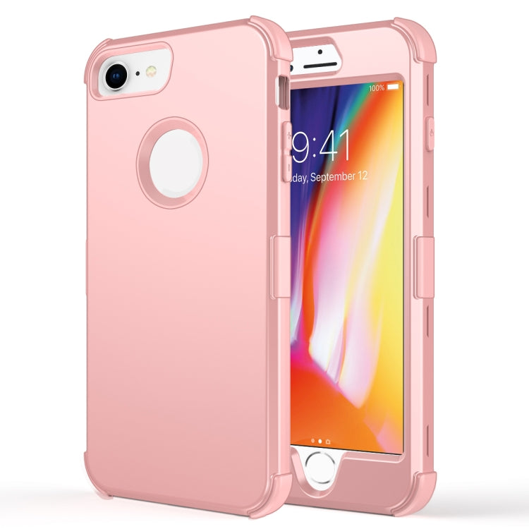 For iPhone 6 / 6s 3 in 1 All-inclusive Shockproof Airbag Silicone + PC Case
