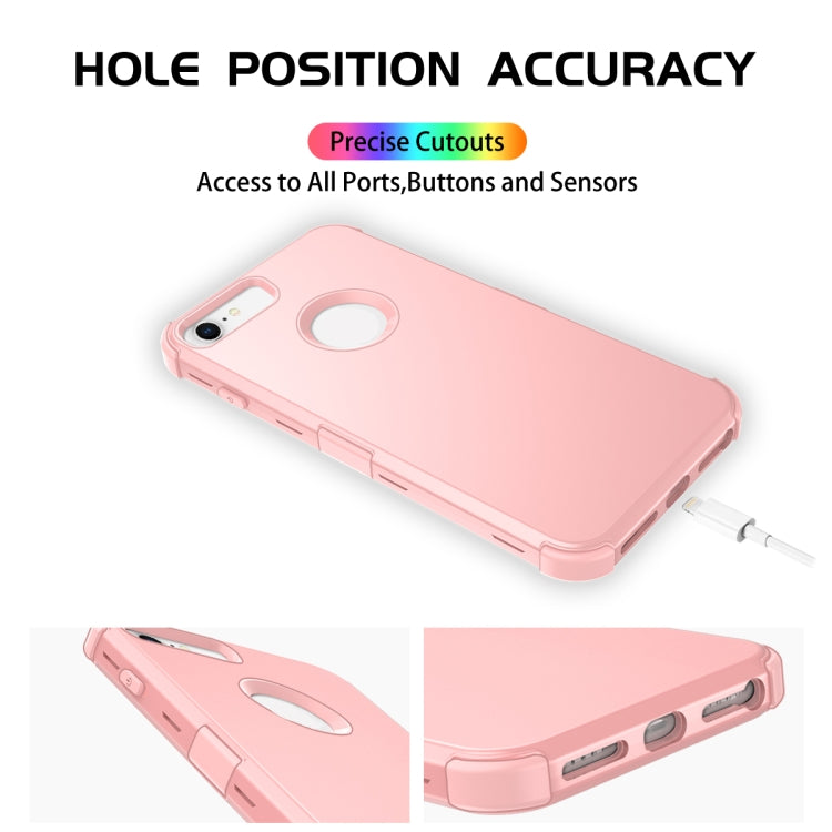 For iPhone 6 / 6s 3 in 1 All-inclusive Shockproof Airbag Silicone + PC Case