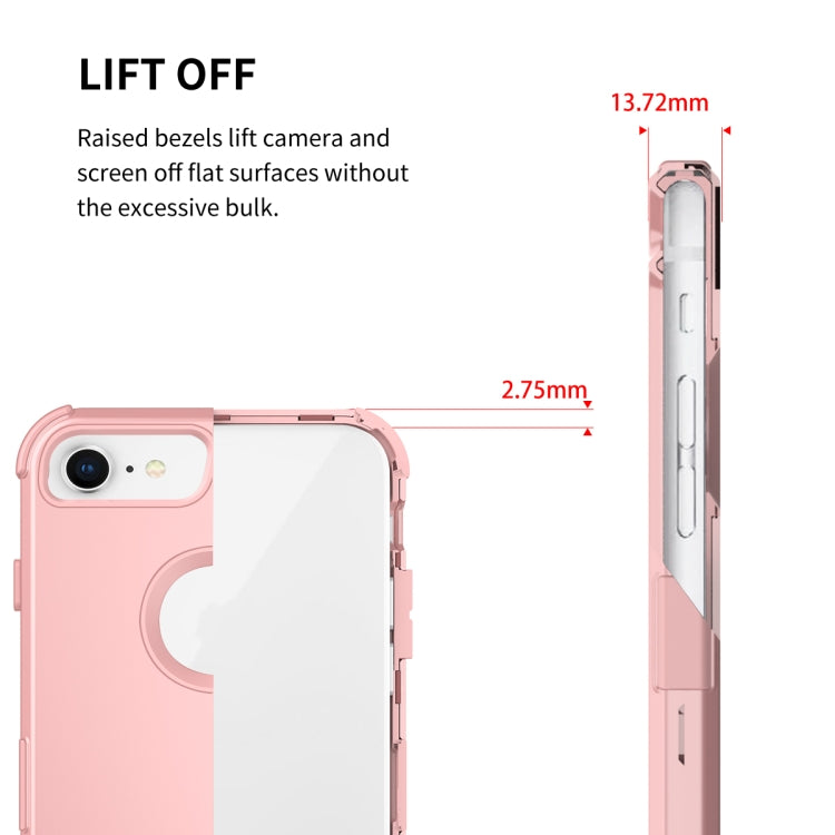 For iPhone 6 / 6s 3 in 1 All-inclusive Shockproof Airbag Silicone + PC Case