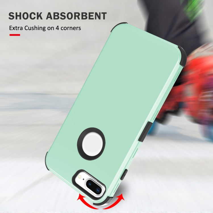 For iPhone 7 / 8 Plus 3 in 1 All-inclusive Shockproof Airbag Silicone + PC Case