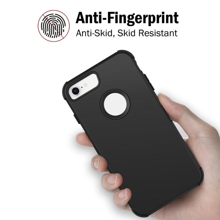 For iPhone 7 / 8 3 in 1 All-inclusive Shockproof Airbag Silicone + PC Case