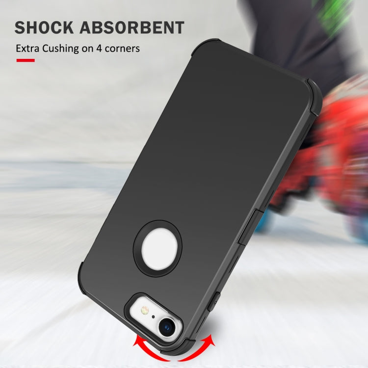 For iPhone 7 / 8 3 in 1 All-inclusive Shockproof Airbag Silicone + PC Case