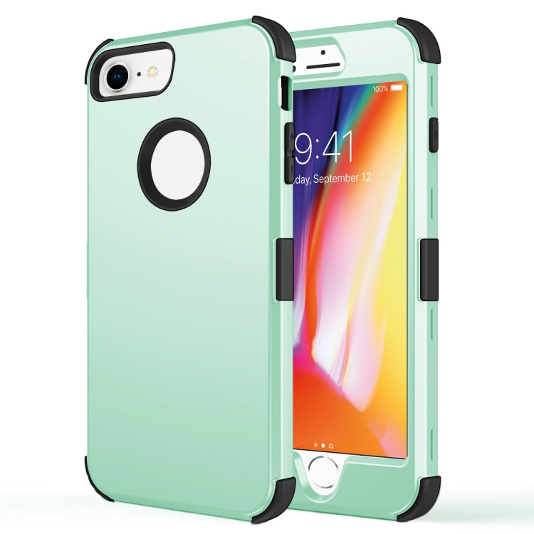 For iPhone 7 / 8 3 in 1 All-inclusive Shockproof Airbag Silicone + PC Case