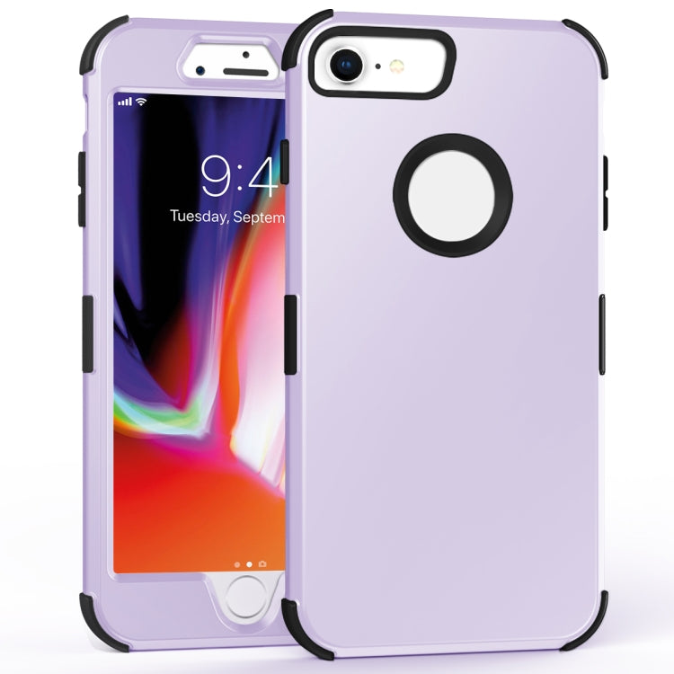 For iPhone 7 / 8 3 in 1 All-inclusive Shockproof Airbag Silicone + PC Case