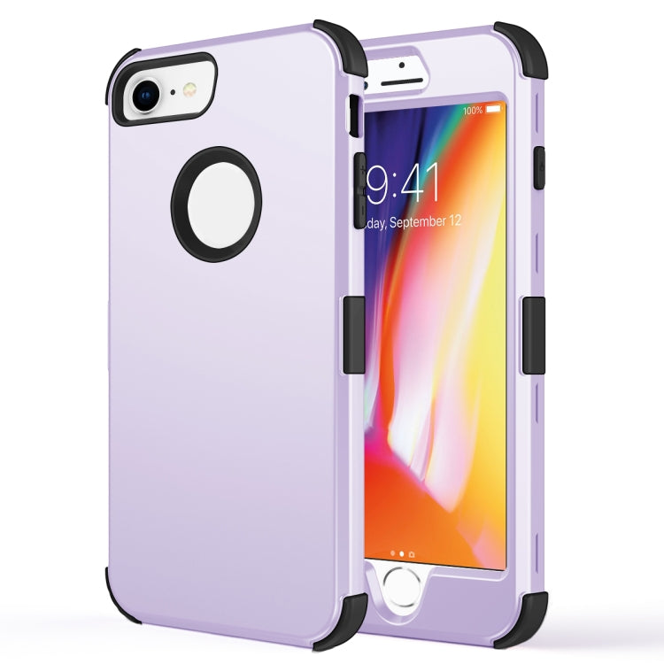 For iPhone 7 / 8 3 in 1 All-inclusive Shockproof Airbag Silicone + PC Case