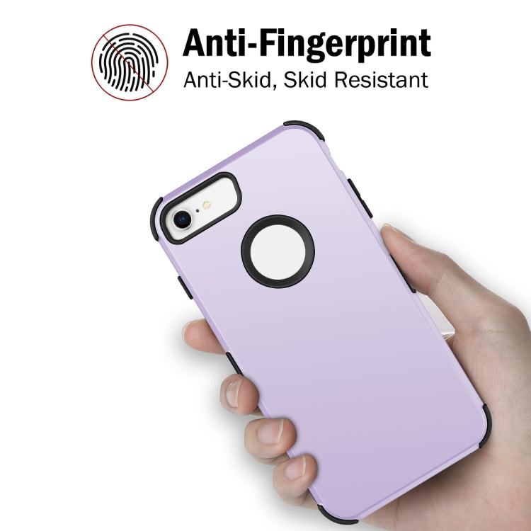 For iPhone 7 / 8 3 in 1 All-inclusive Shockproof Airbag Silicone + PC Case
