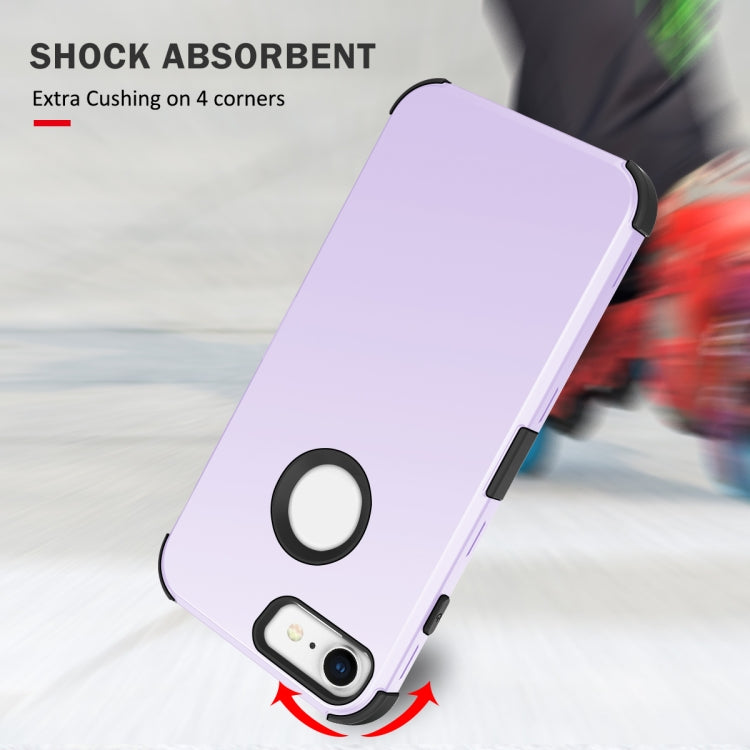 For iPhone 7 / 8 3 in 1 All-inclusive Shockproof Airbag Silicone + PC Case