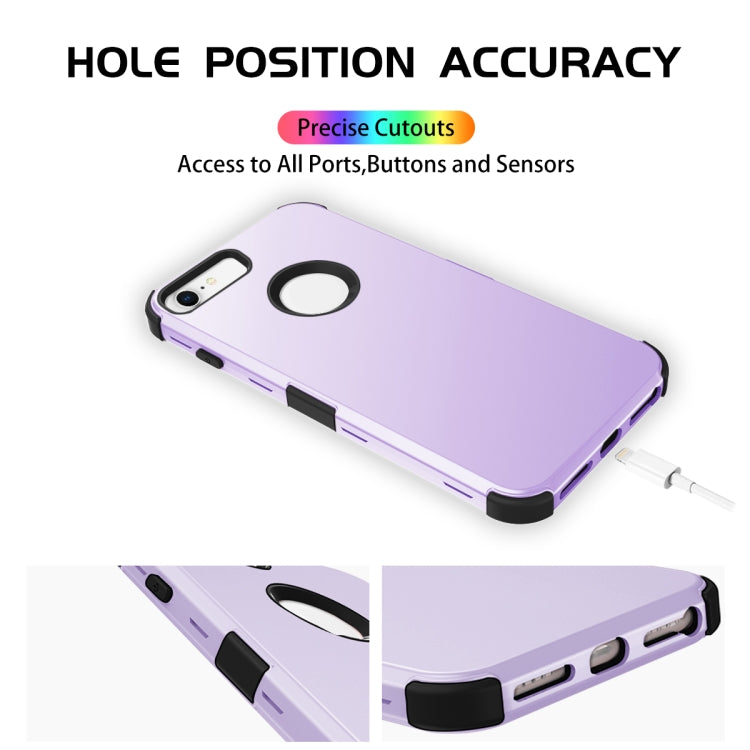 For iPhone 7 / 8 3 in 1 All-inclusive Shockproof Airbag Silicone + PC Case