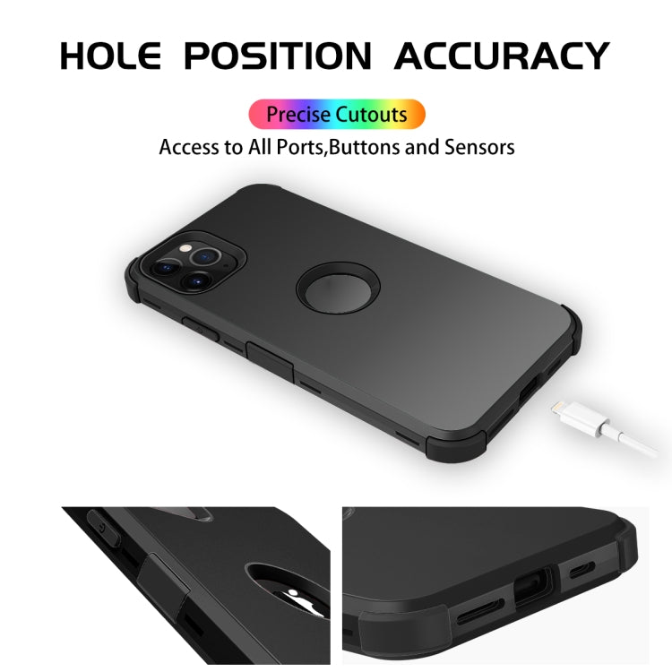 For iPhone 11 Pro 3 in 1 All-inclusive Shockproof Airbag Silicone + PC Case