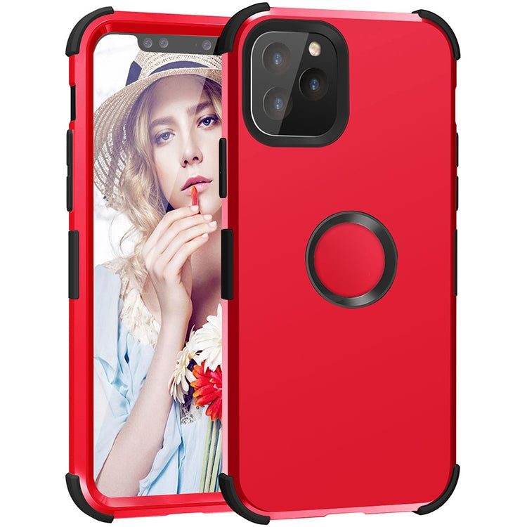 For iPhone 11 Pro 3 in 1 All-inclusive Shockproof Airbag Silicone + PC Case