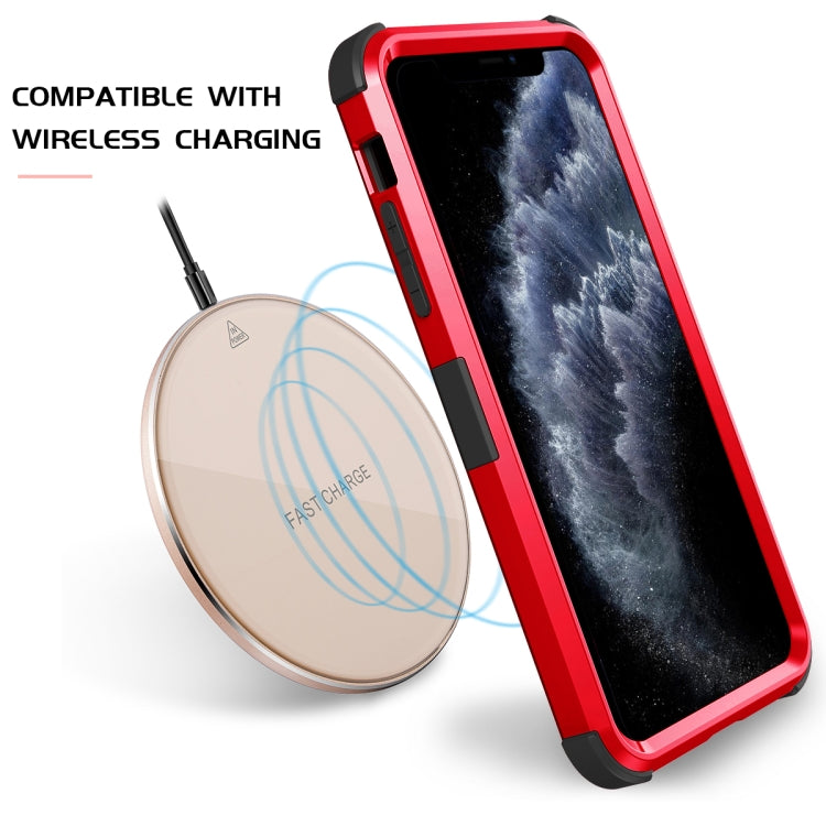 For iPhone 11 Pro 3 in 1 All-inclusive Shockproof Airbag Silicone + PC Case