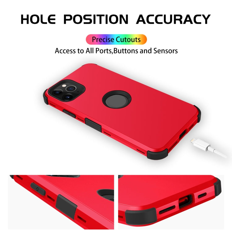 For iPhone 11 Pro 3 in 1 All-inclusive Shockproof Airbag Silicone + PC Case