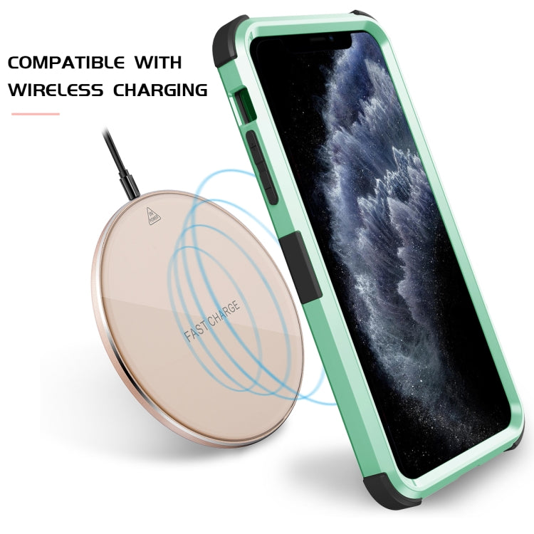 For iPhone 11 Pro 3 in 1 All-inclusive Shockproof Airbag Silicone + PC Case
