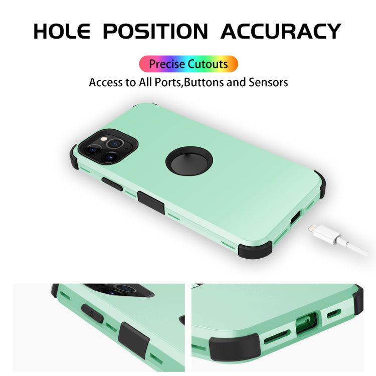 For iPhone 11 Pro 3 in 1 All-inclusive Shockproof Airbag Silicone + PC Case