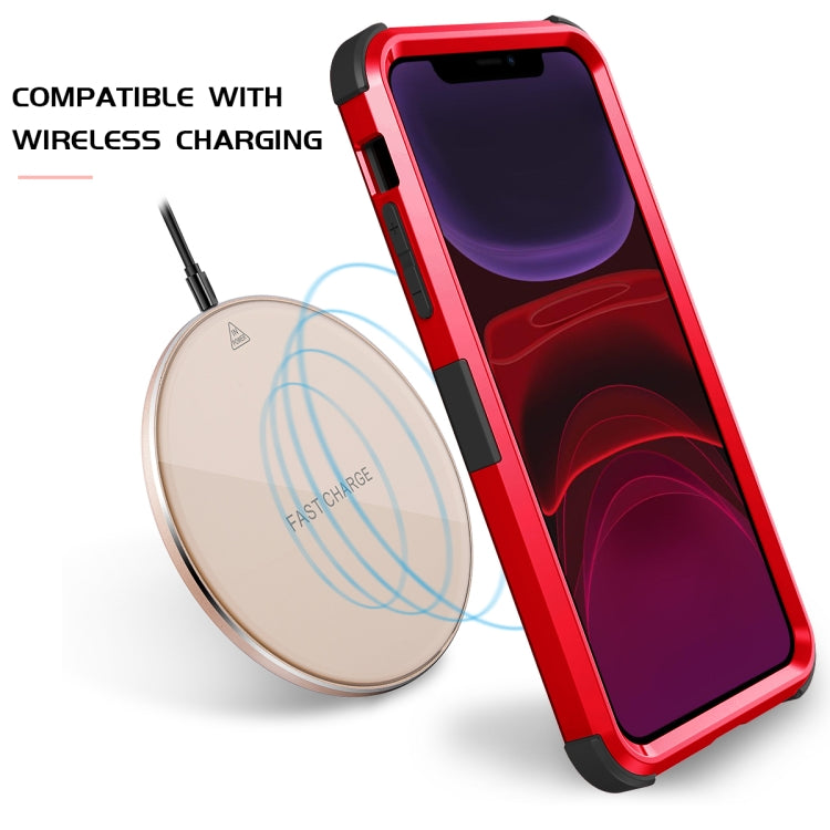 For iPhone 11 3 in 1 All-inclusive Shockproof Airbag Silicone + PC Case