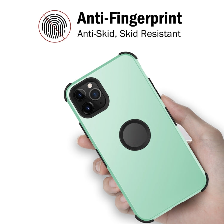 For iPhone 11 Pro Max 3 in 1 All-inclusive Shockproof Airbag Silicone + PC Case