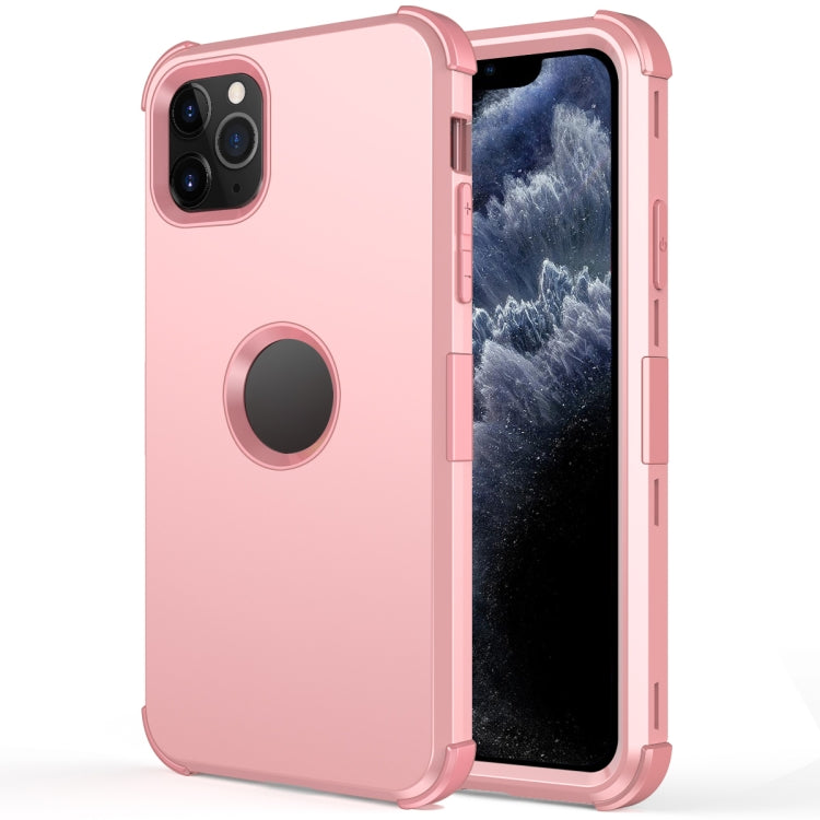 For iPhone 11 Pro Max 3 in 1 All-inclusive Shockproof Airbag Silicone + PC Case