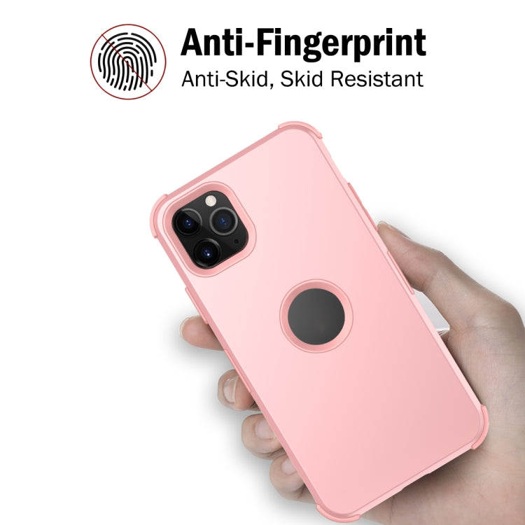 For iPhone 11 Pro Max 3 in 1 All-inclusive Shockproof Airbag Silicone + PC Case