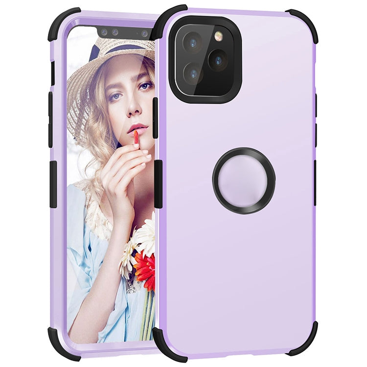 For iPhone 11 Pro Max 3 in 1 All-inclusive Shockproof Airbag Silicone + PC Case