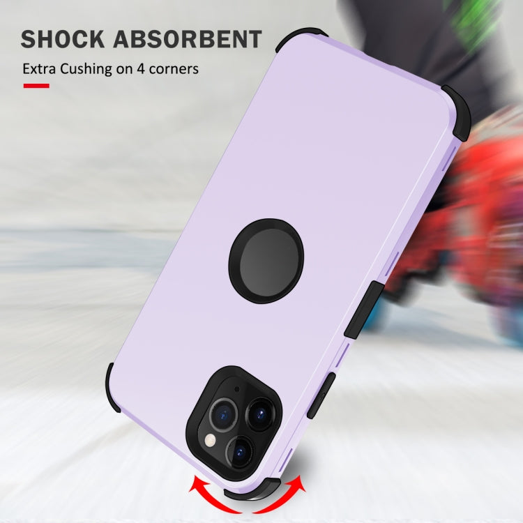 For iPhone 11 Pro Max 3 in 1 All-inclusive Shockproof Airbag Silicone + PC Case