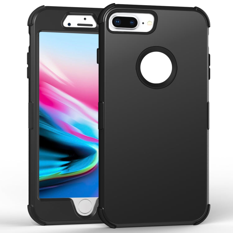 For iPhone 6s Plus / 6 Plus 3 in 1 All-inclusive Shockproof Airbag Silicone + PC Case
