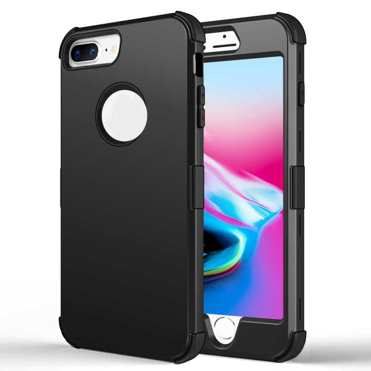 For iPhone 6s Plus / 6 Plus 3 in 1 All-inclusive Shockproof Airbag Silicone + PC Case