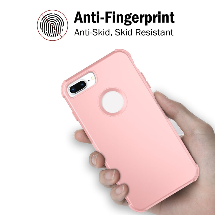 For iPhone 6s Plus / 6 Plus 3 in 1 All-inclusive Shockproof Airbag Silicone + PC Case