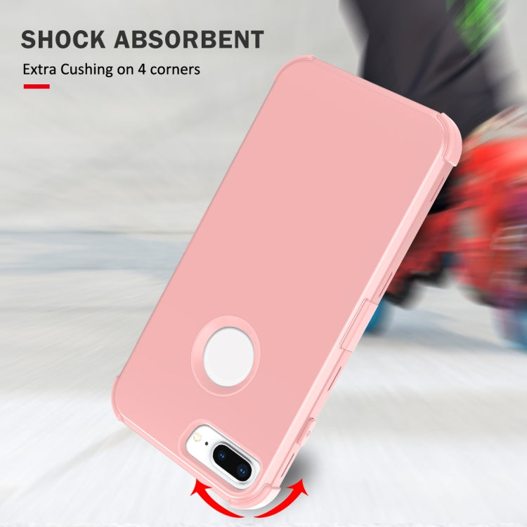 For iPhone 6s Plus / 6 Plus 3 in 1 All-inclusive Shockproof Airbag Silicone + PC Case