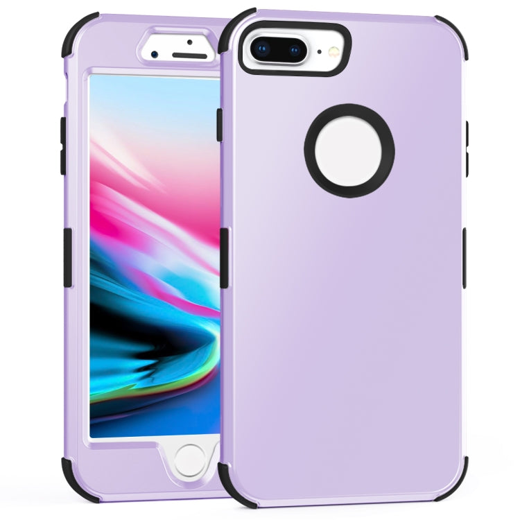 For iPhone 6s Plus / 6 Plus 3 in 1 All-inclusive Shockproof Airbag Silicone + PC Case