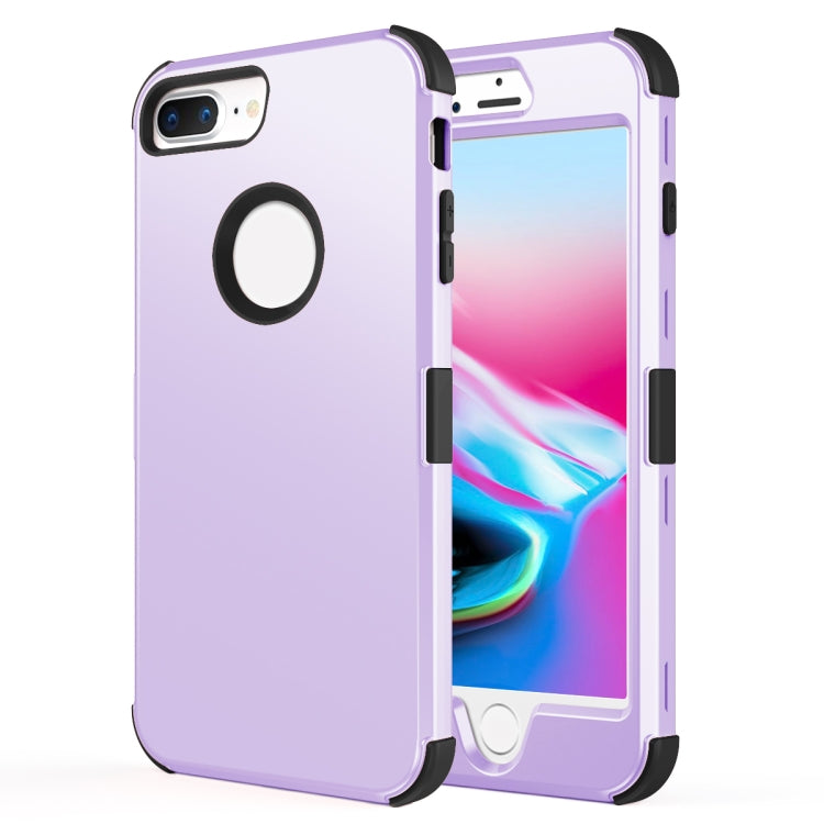 For iPhone 6s Plus / 6 Plus 3 in 1 All-inclusive Shockproof Airbag Silicone + PC Case