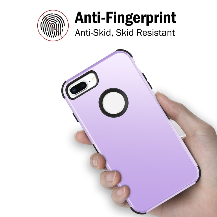 For iPhone 6s Plus / 6 Plus 3 in 1 All-inclusive Shockproof Airbag Silicone + PC Case
