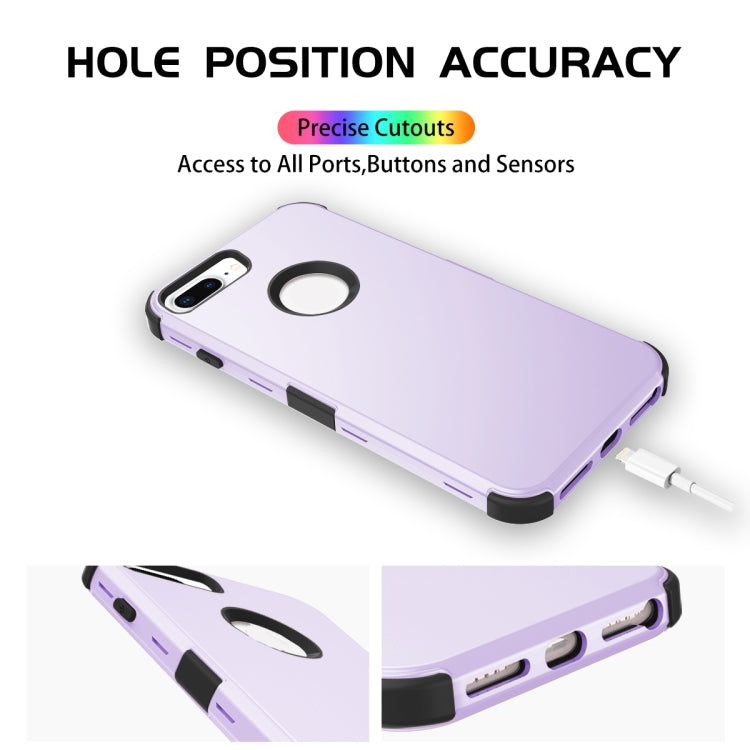 For iPhone 6s Plus / 6 Plus 3 in 1 All-inclusive Shockproof Airbag Silicone + PC Case