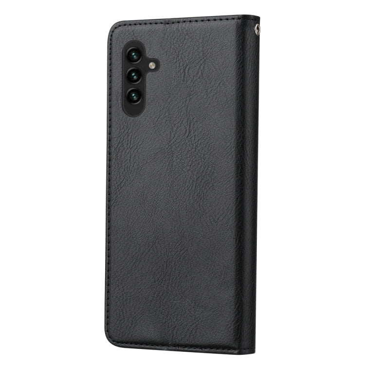 For Samsung Galaxy S25+ 5G Knead Skin Texture Flip Leather Phone Case
