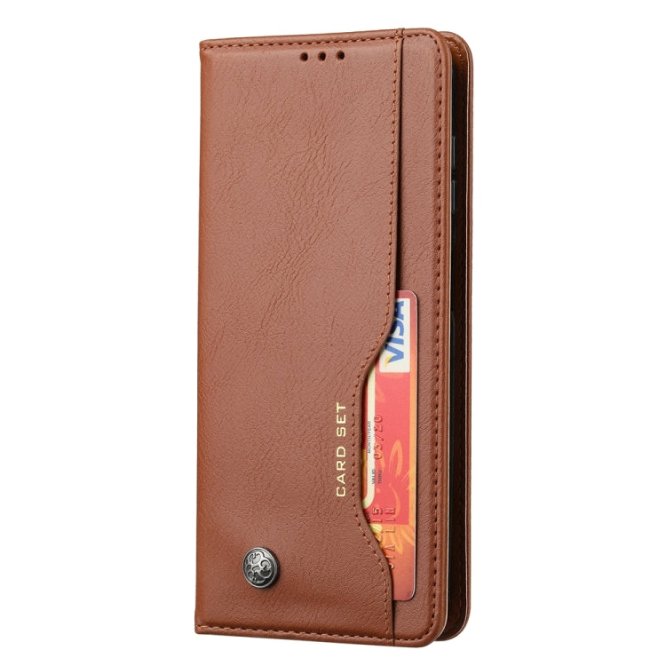 For Samsung Galaxy S25+ 5G Knead Skin Texture Flip Leather Phone Case