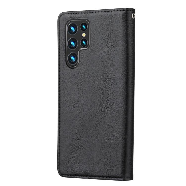 For Samsung Galaxy S26 Ultra 5G Knead Skin Texture Flip Leather Phone Case