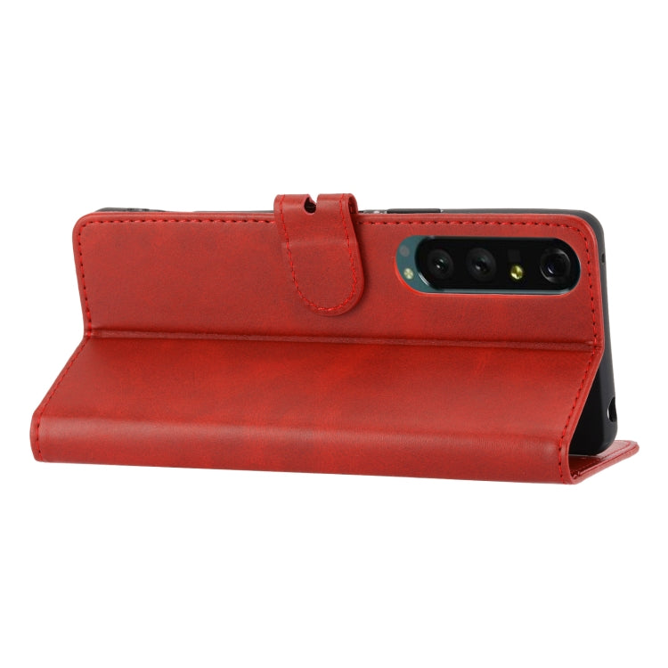 For Sony Xperia 5 VI Embossed Happy Cat Pattern Flip Leather Phone Case