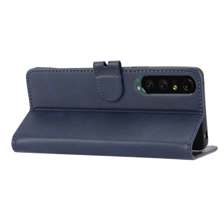 For Sony Xperia 5 VI Embossed Happy Cat Pattern Flip Leather Phone Case