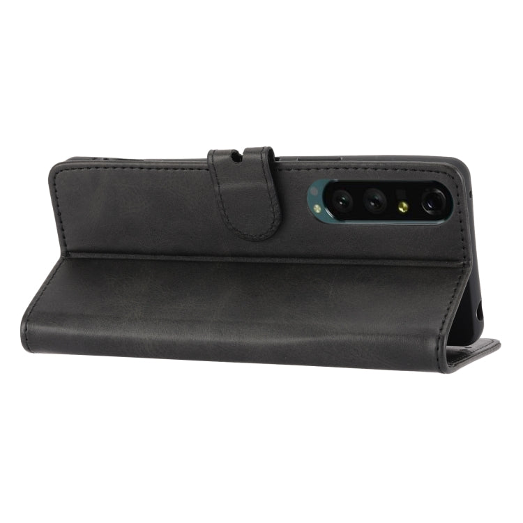 For Sony Xperia 5 VI Embossed Happy Cat Pattern Flip Leather Phone Case