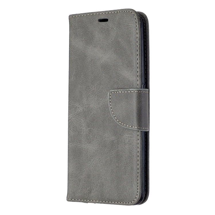 For Oppo A5 (2020) / A9 (2020) Retro Lambskin Texture Pure Color Horizontal Flip PU Leather Case with Holder & Card Slots & Wallet & Lanyard