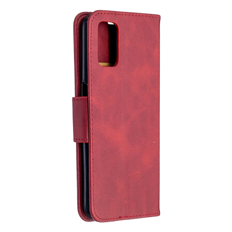 For Oppo A72 / A52 / A92 Retro Lambskin Texture Pure Color Horizontal Flip PU Leather Case with Holder & Card Slots & Wallet & Lanyard