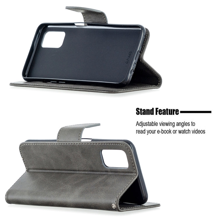 For Oppo A72 / A52 / A92 Retro Lambskin Texture Pure Color Horizontal Flip PU Leather Case with Holder & Card Slots & Wallet & Lanyard