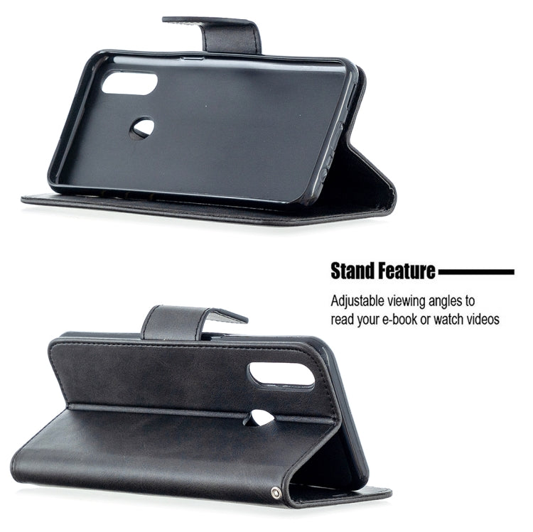 For Oppo A31 (2020) / A81 Retro Lambskin Texture Pure Color Horizontal Flip PU Leather Case with Holder & Card Slots & Wallet & Lanyard