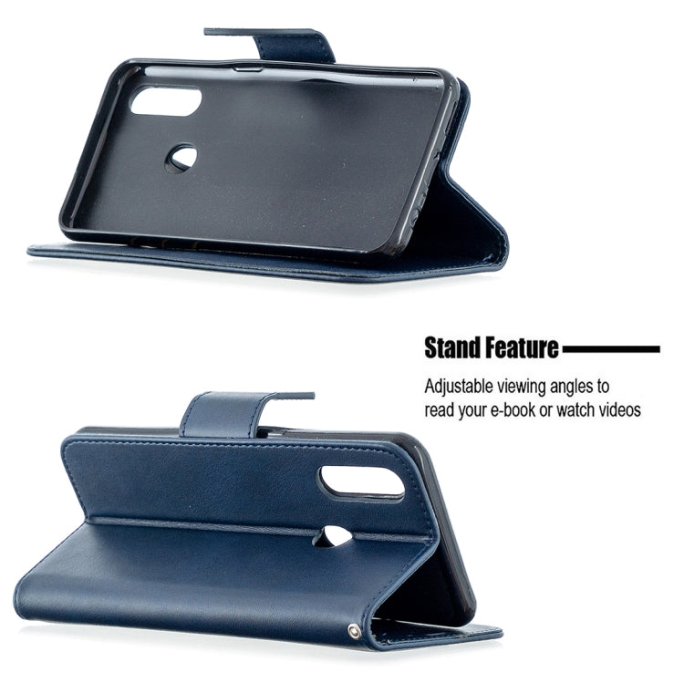 For Oppo A31 (2020) / A81 Retro Lambskin Texture Pure Color Horizontal Flip PU Leather Case with Holder & Card Slots & Wallet & Lanyard