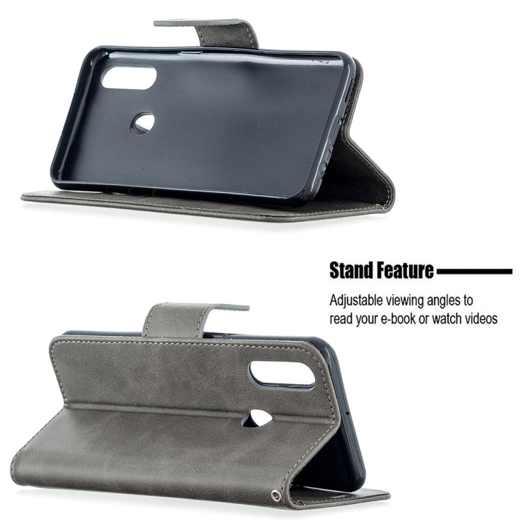 For Oppo A31 (2020) / A81 Retro Lambskin Texture Pure Color Horizontal Flip PU Leather Case with Holder & Card Slots & Wallet & Lanyard