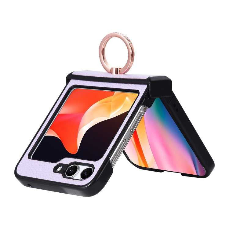 For Samsung Galaxy Z Flip6 / Flip7 FE MagSafe Ring Holder Three-stage Folding Phone Case