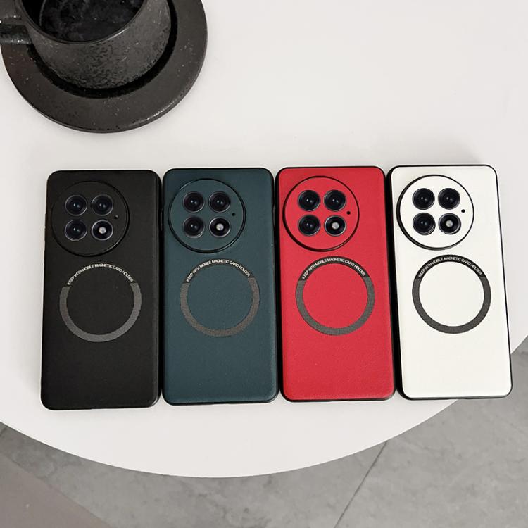 For OnePlus 13 PU MagSafe Magnetic Phone Case
