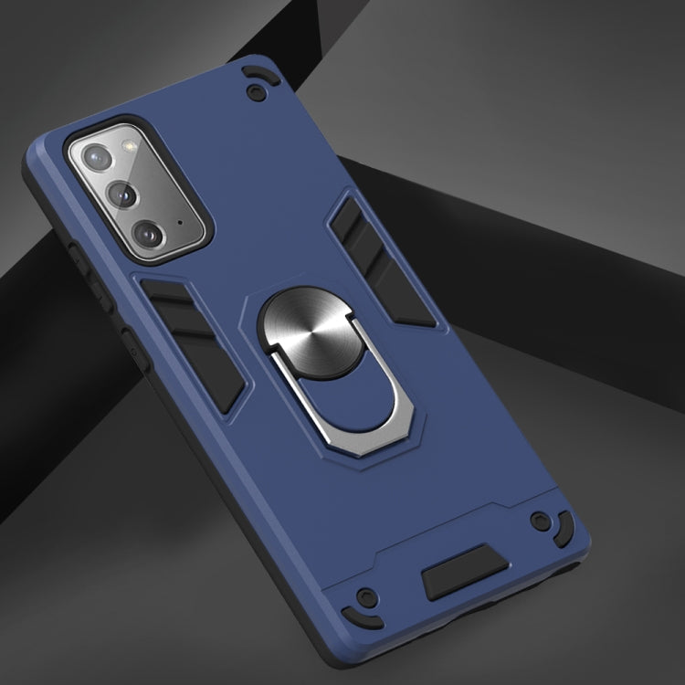 For Samsung Galaxy Note20 2 in 1 Armour Series PC + TPU Protective Case with Ring Holder