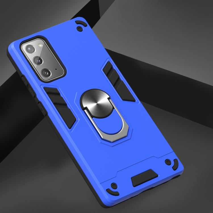 For Samsung Galaxy Note20 2 in 1 Armour Series PC + TPU Protective Case with Ring Holder
