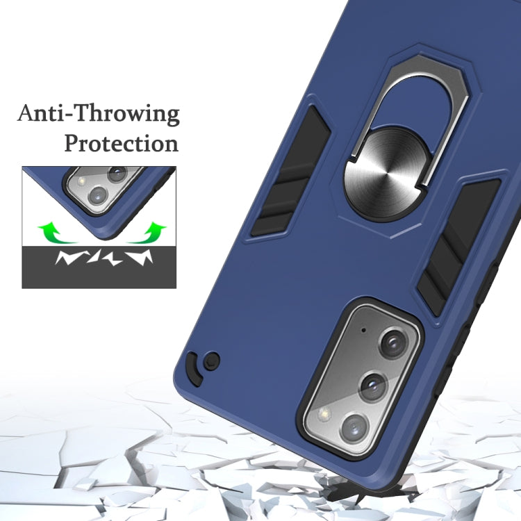 For Samsung Galaxy Note20 2 in 1 Armour Series PC + TPU Protective Case with Ring Holder